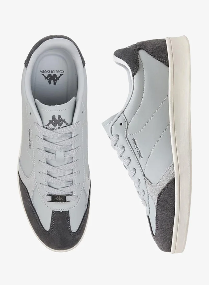 Kappa Men Lace-Up Leather Ankle Sneakers