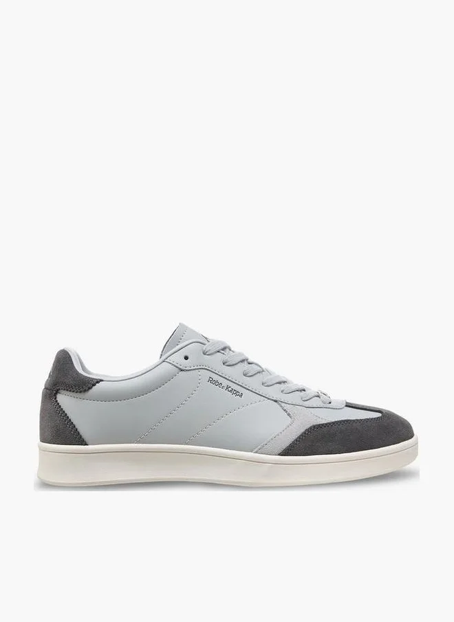 كابا Men Lace-Up Leather Ankle Sneakers