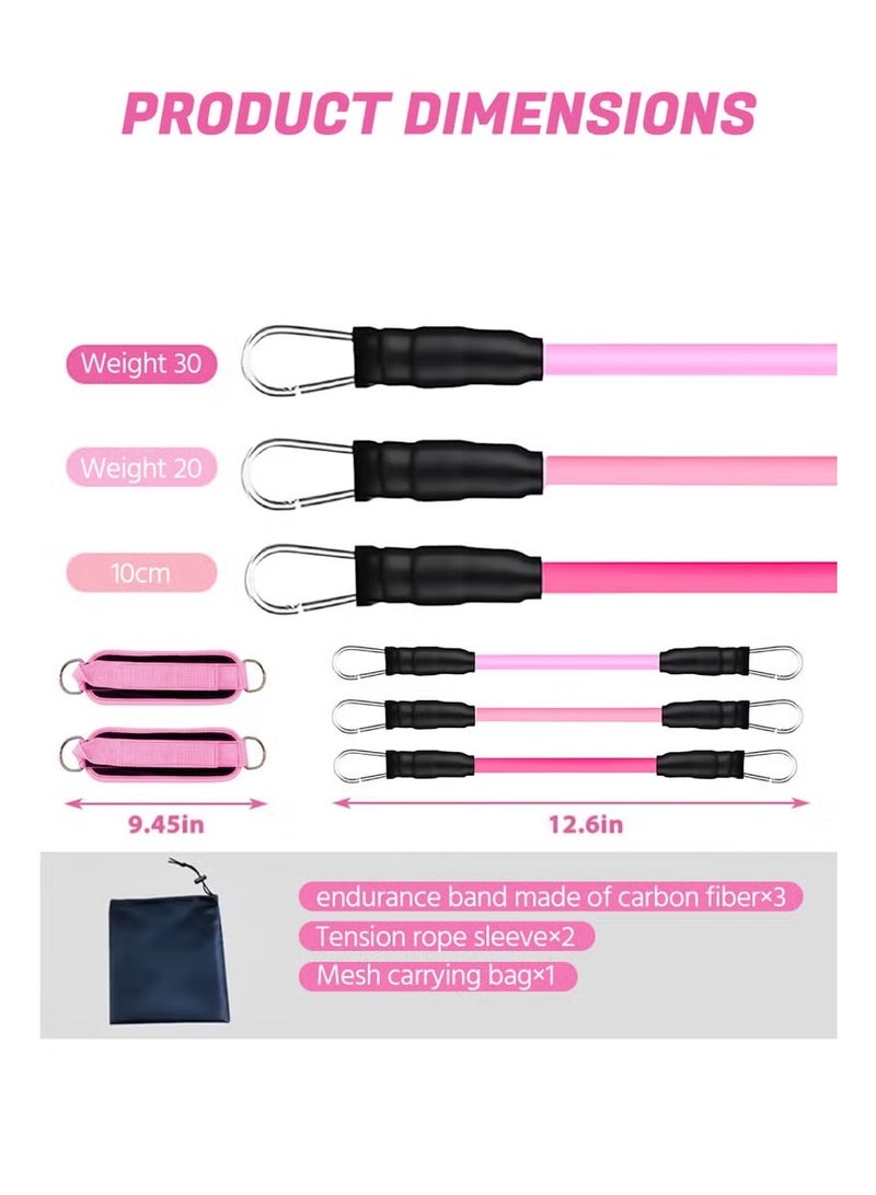 CYTHERIA Strength Training Rigs,Ankle Resistance Bands with Cuffs,Ankle Bands for Working Out,Ankle Resistance Band for Leg,Booty Workout Equipment for Kickbacks Hip Fitness Training,Exercise Bands for Lift Women - Image 2