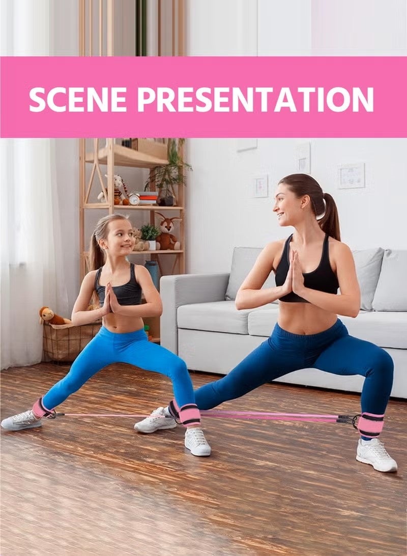 CYTHERIA Strength Training Rigs,Ankle Resistance Bands with Cuffs,Ankle Bands for Working Out,Ankle Resistance Band for Leg,Booty Workout Equipment for Kickbacks Hip Fitness Training,Exercise Bands for Lift Women - Image 4