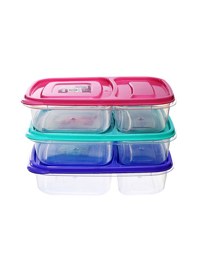 favilla Set Of 3 Pcs 1.2 Lunch Box Multicolor - Image 3