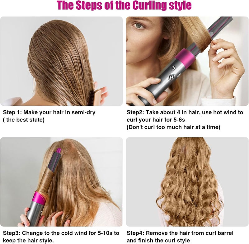Chuancheng 2 PCS 1.2 Inch/30MM Long Hair Curling Barrels Compatible hair tool for Dyson Airwrap HS01 HS05 HS08 Styler Accessories, Accessories for Multiple Hair Styles - Image 3