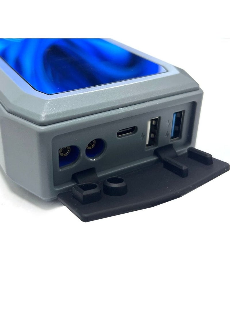 Crony - S606+Air Super Jumper Starter 12V Auto Car Starter Battery Portable Jump Starter Power Station with wireless charging function - Image 1