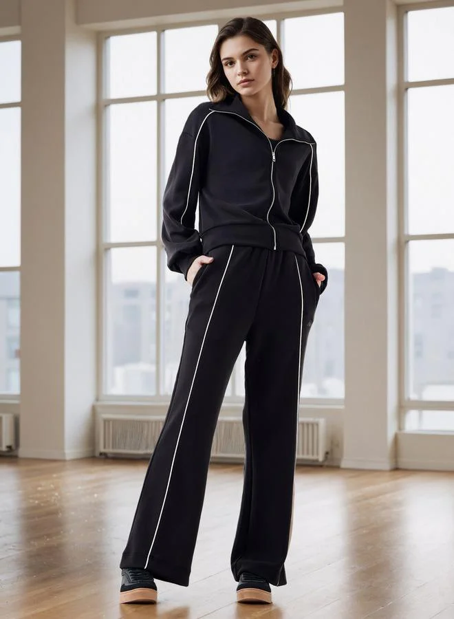 Kappa Kappa Piping Detail Zip Through Jacket