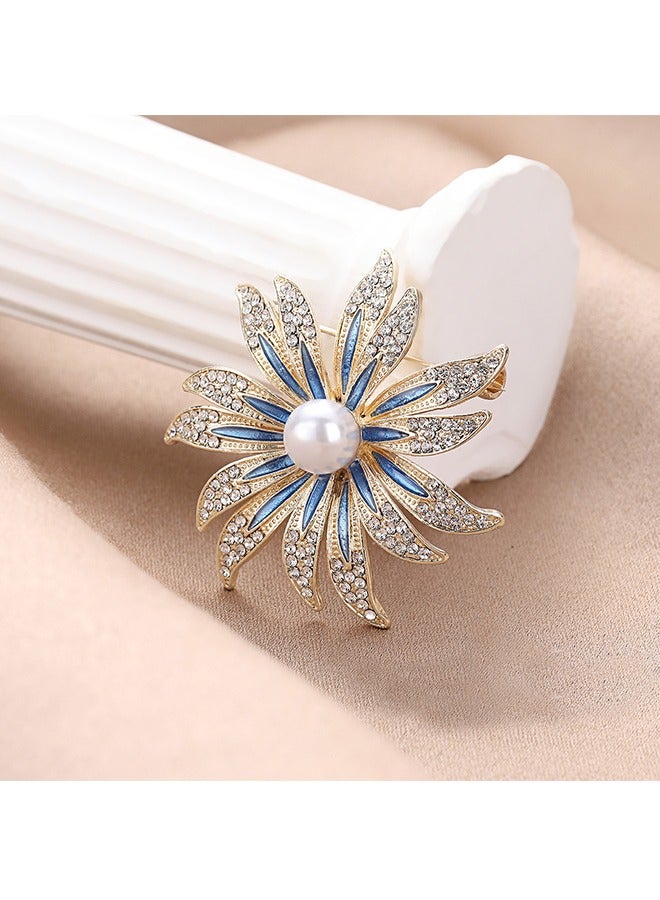 Beyond Sunflowers Brooche, Anti Rust and Anti Fading Alloy Brooch Pins, Corsage Scarf Clip Women Girls - Image 3