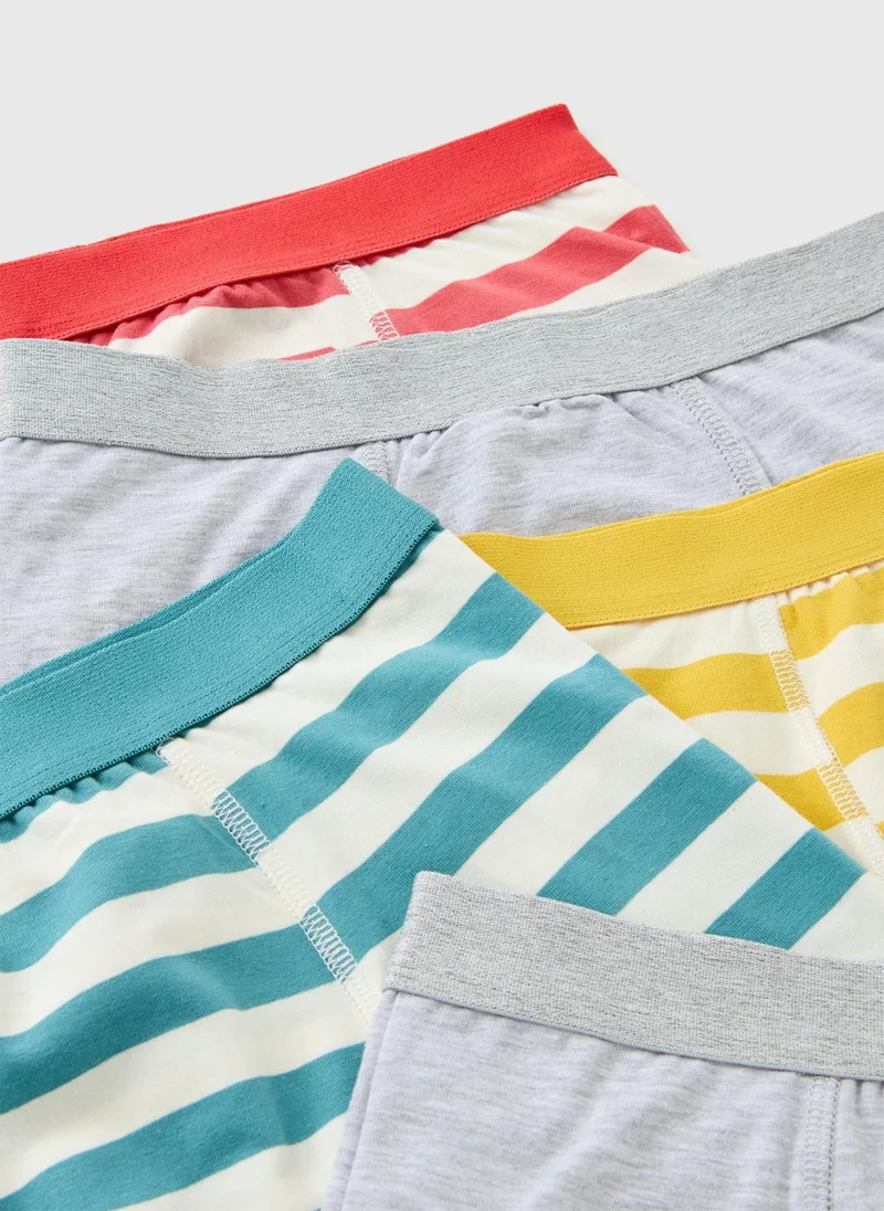 Matalan Multi 5 Pack Boys Multicolour Stripe Trunks for Men | Best Price UAE