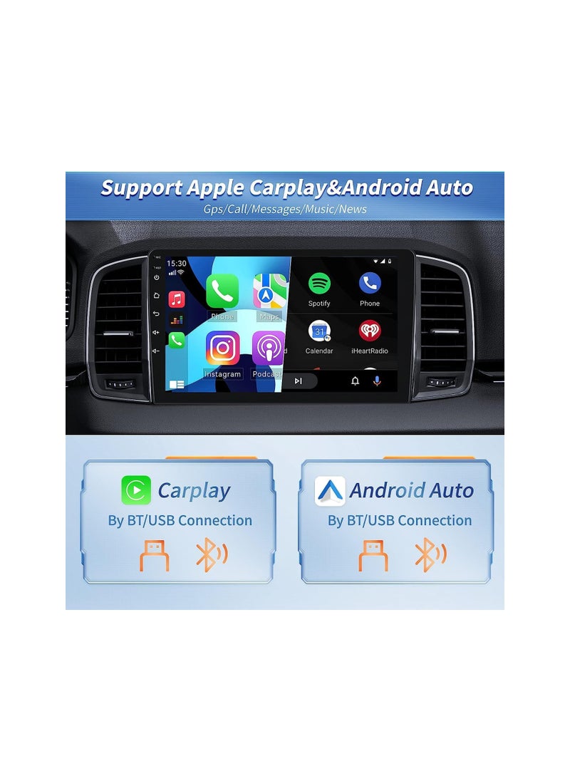 SHEZA STAR - Android Car Stereo for NISSAN X-Trail, Qashqai, Rogue 2014 2015 2016 2017 2018 1GB RAM 32GB ROM 10 Inch MirrorLink WiFi BT, IPS Touch Screen with AHD Camera Included - Image 1
