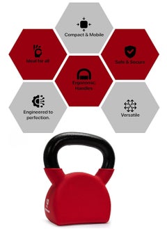 Kettlebell of 10Kg (22LB) Includes 1 * 10Kg (22LB) | Material : Iron with Rubber Coat | Exercise, Fitness and Strength Training Weights at Home/Gym | Unisex - pzsku/Z7CB56742D1391286171DZ/45/_/1738557981/44565d89-c29a-434a-af7b-d5bbb56fa9ac