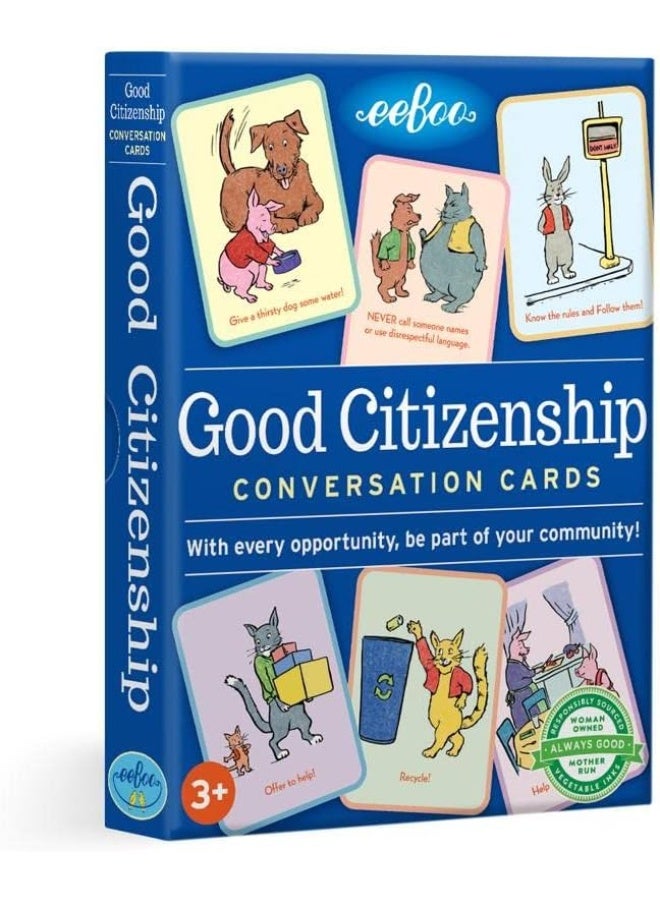 eeBoo Good Citizenship Conversation Cards - Image 1