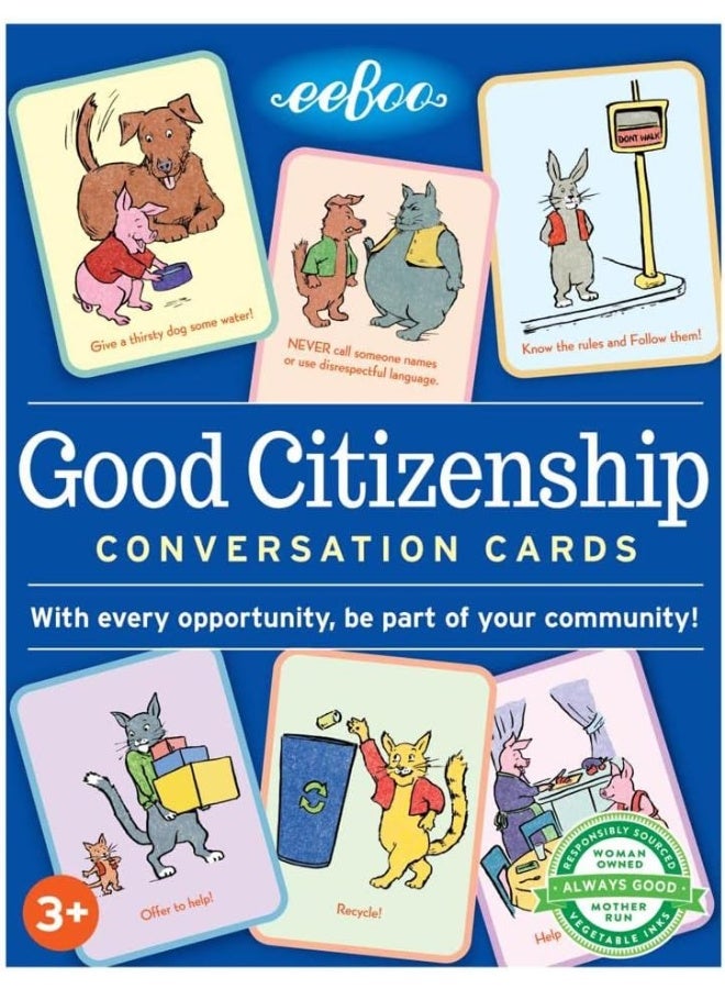 eeBoo Good Citizenship Conversation Cards - Image 2