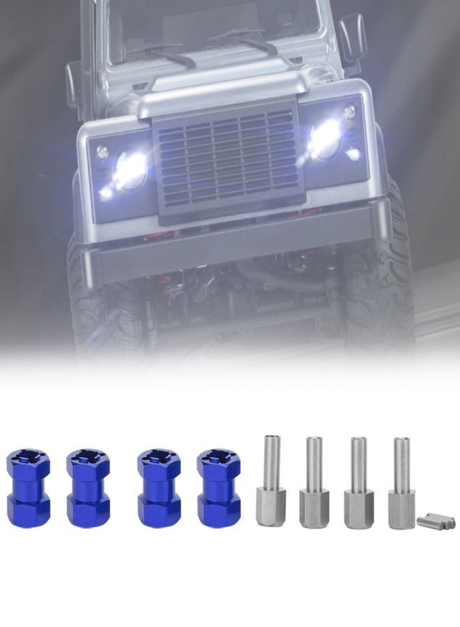 محول محور سداسي لعجلة التمديد مناسب لسيارات التحكم عن بعد D90 AX10 CC01 SCX10 F350 Blue - Image 1