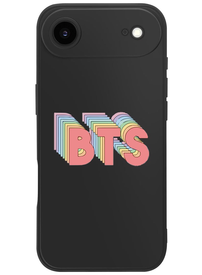 Theodor Protective Slim Fit Case Liquid Silicone Cover with Full Body Protection Anti-Scratch Shockproof Case For Apple iPhone 17 Air (Black) BTS - Image 1