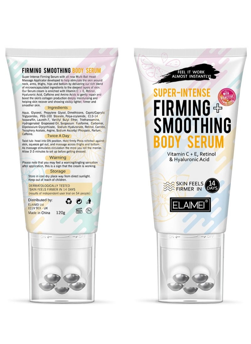 Elaimei - Super-Intense Hot Cream, Fat Burner Slimming Cream with Massage Roller, Enhancer Cream for Body Slimming and Firming - Perfectly Shape Waist, Abdomen and Buttocks - Image 1