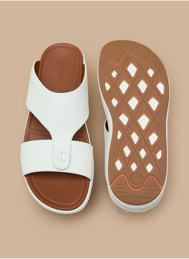 Le Confort - Men's Textured Slip-On Arabic Sandals - Image 1