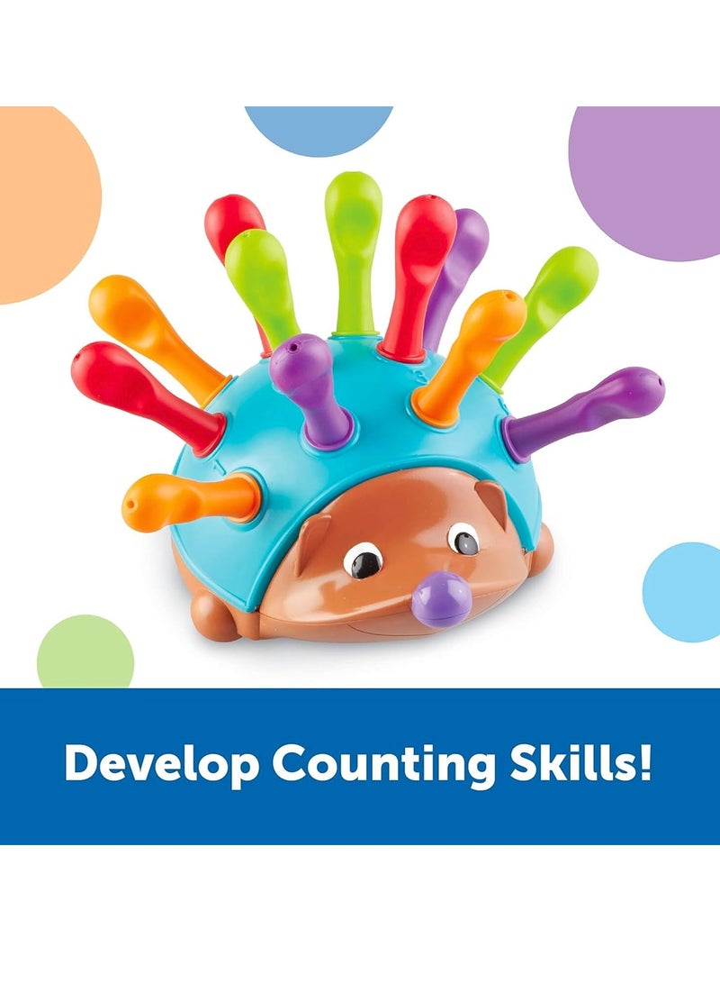 Meetion Spike The Fine Motor Hedgehog - 14 Piece Toddler Learning Toys, Fine Motor Skills and Sensory Development Toy for Kids Ages 18+ Months, Montessori Educational Toy for Early Childhood Developmen - Image 4
