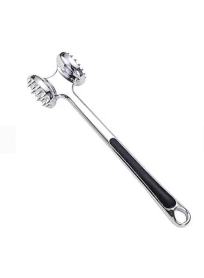 Stainless Steel Meat Hammer With Hand Silver - Image 2
