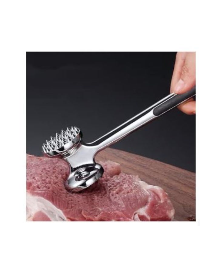 Stainless Steel Meat Hammer With Hand Silver - Image 3