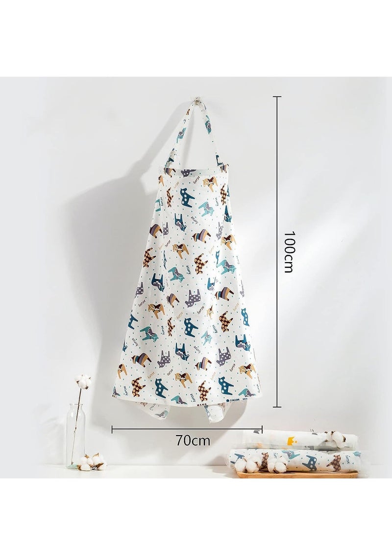 Cotton Printed Breastfeeding Nursing Cover For Soothing Environment For Kids