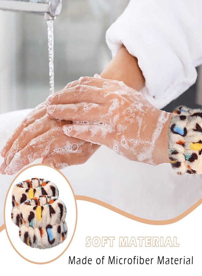 JANFUN Wrist Bands for Washing Face, Spa Wristbands 8PCS, Microfiber Wrist Towels, Face Wash Wristbands, Absorbent Sweatbands to Prevent Water Spillage Down Arms - Image 3