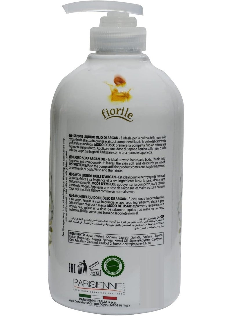 باريزيان صابون سائل لليدين بزيت الأرغان من فيوريل، 500 مل - Image 2