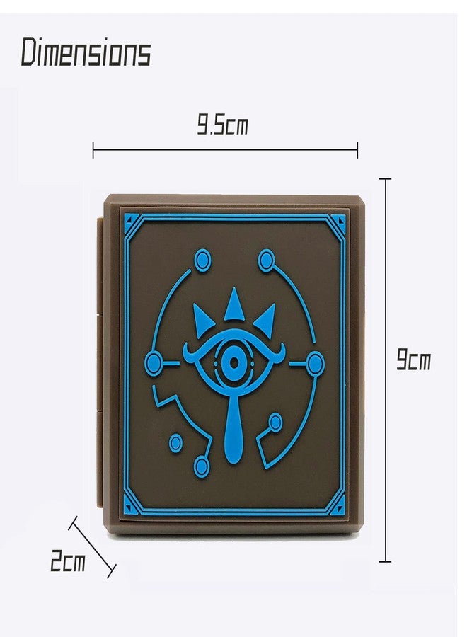 doepeBAE Game Card Case for Nintendo Switch,Portable Game Card Holder,Hard Shell Game Card Storage Case,Large Capacity Switch Game Card Organizer with 12 Card Slots (Z Brown) - Image 2