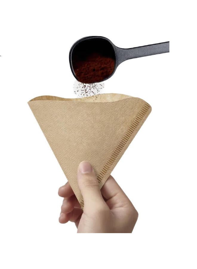 Simelo Coffee Filter Paper V02 For Drip Coffee Maker 50Pcs White - Image 1