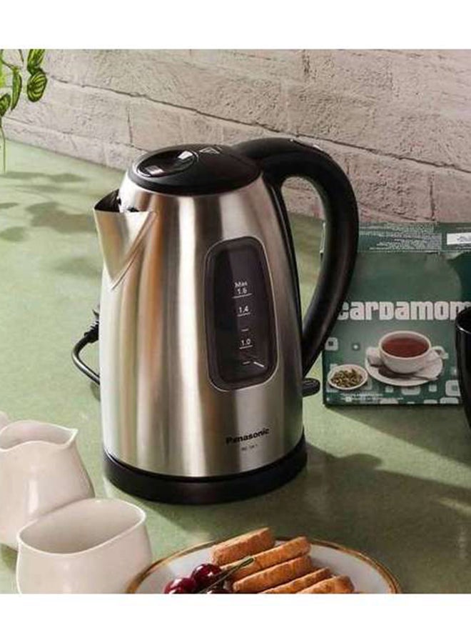 Panasonic Electric Kettle 1.6L 2200W 1.6 L 2200 W NCSK1B Silver/Black - Image 3