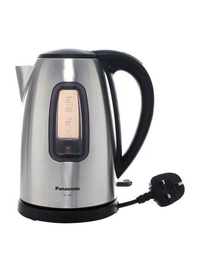 Panasonic Electric Kettle 1.6L 2200W 1.6 L 2200 W NCSK1B Silver/Black - Image 1
