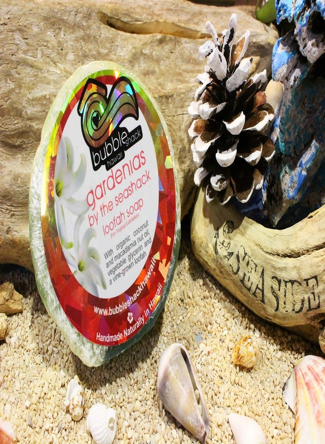 Bubble Shack Hawaii صابون لوفا حديقة جاردينيا من بابل شاك هاواي، 4 أونصات - Image 2