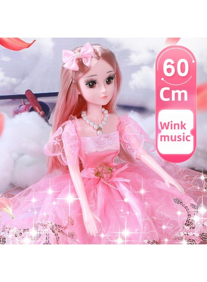 60 Centimeter Oversized Doll Set Little Girl Princess Play House Children's Birthday Gift Box Toys Wholesale-Color:Princess Philolene -60cm-Height:Blink + Intelligent Remote Control Dialogue Edition -20 Joints -36 Gifts-Dressing Gifts 3 【Gift Boxes】】 - Image 3