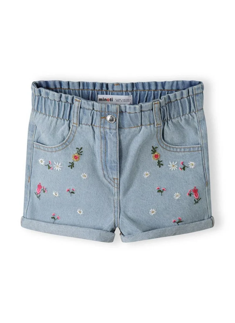 MINOTI Baby Paberbag Waist Denim Shorts