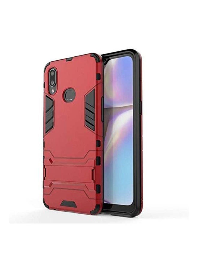 NIBEMINENT Protective Kickstand Case Cover For Samsung Galaxy A10S Red - Image 1
