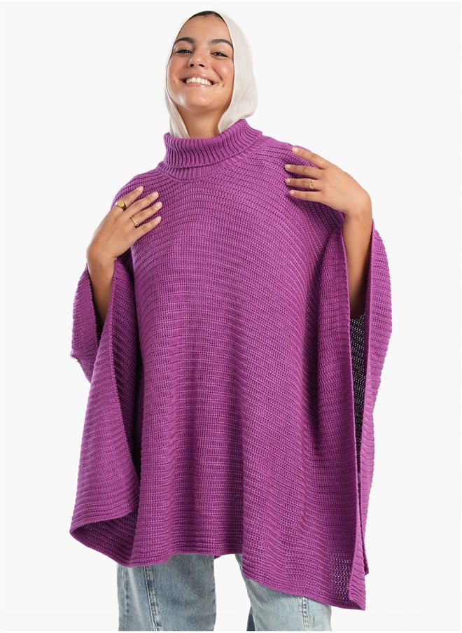 Clue - Poncho with Shoulder Buttons - Image 1