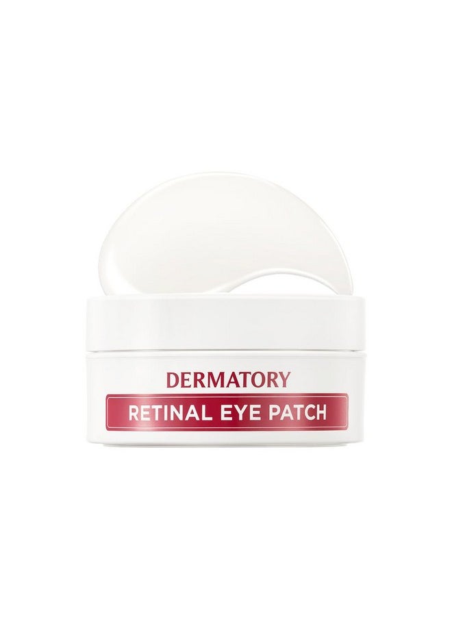 DERMATORY - Pro Vitaa Retinal Under Eye Patch (60 Sheets) Reduces Dark Circles & Puffiness Brightening Hydrogel Ampoule For Fine Lines & Wrinkles With Retinal Reallagen Bakuchiol Volufiline - Image 1