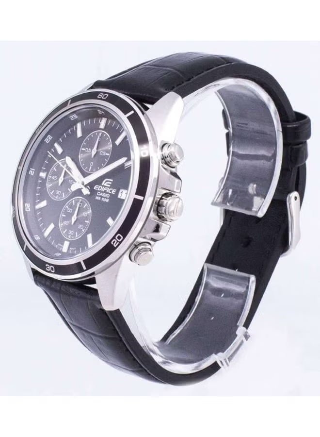 كاسيو ساعة كاسيو للرجال من الجلد التناظري EFR-526L-1AVUDF - Image 2