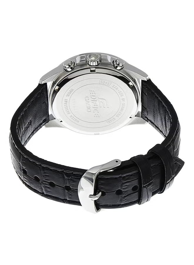 كاسيو ساعة كاسيو للرجال من الجلد التناظري EFR-526L-1AVUDF - Image 3