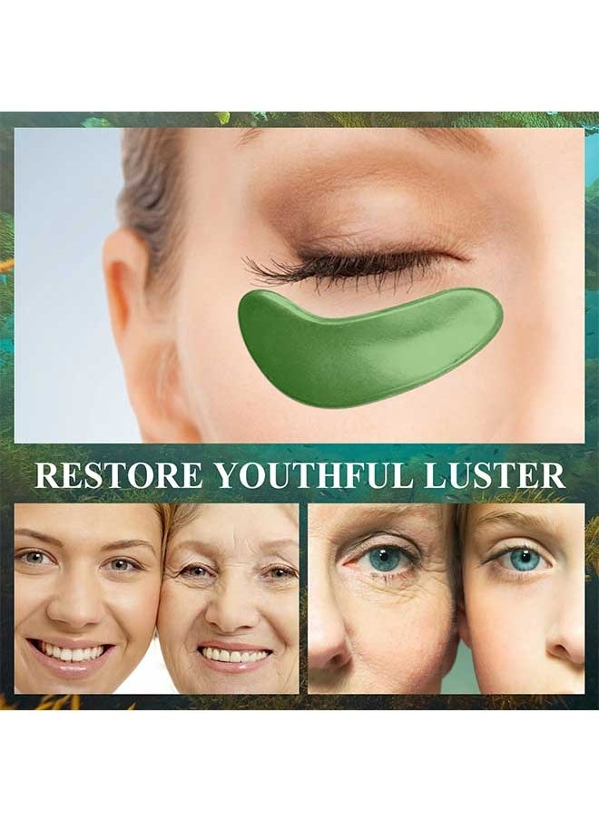 West&Month - Seaweed Firming Eye Mask 30 Pairs, Lifts And Lightens Fine Lines Around The Eyes, And Moisturizes Dark Circles With Moisturizing Eye Mask，Suitable For Use Before Making Up - Image 1