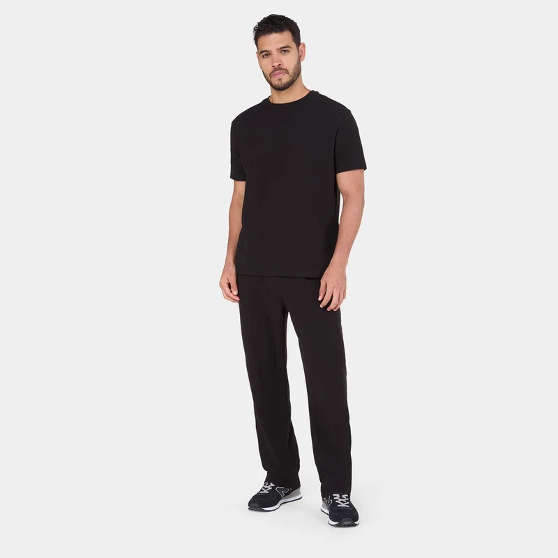 Sun and Sand Sports Black Men's Waffle T-Shirt for Men | Best Price UAE