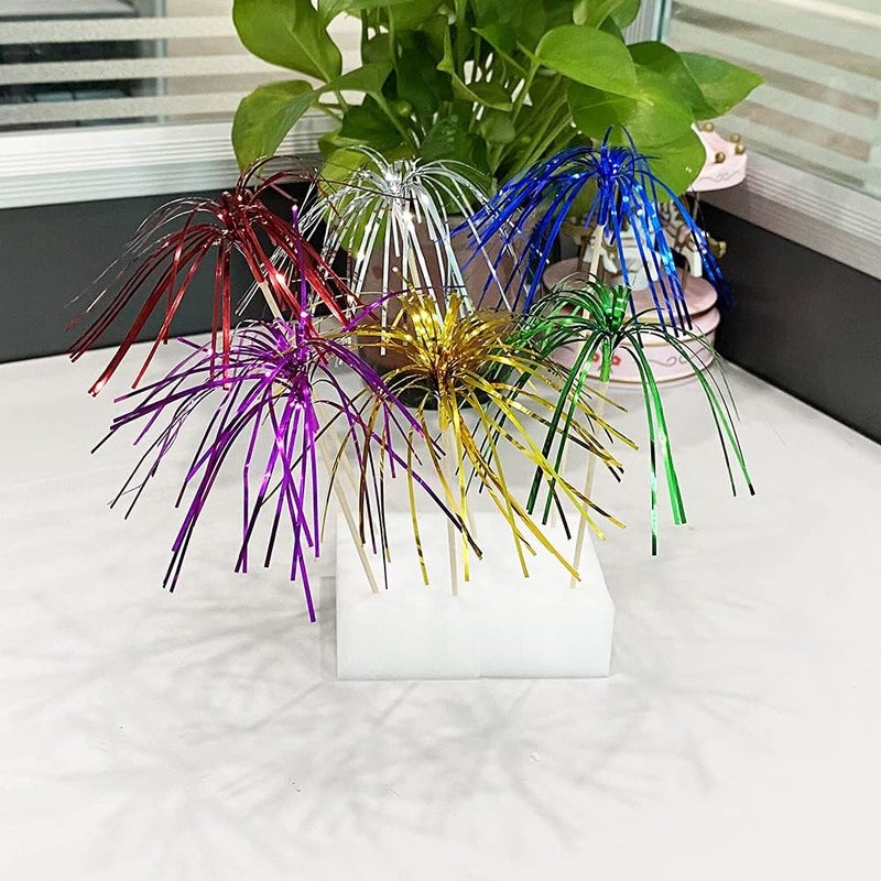 DBOO Palm Tree Picks Pack of 120 Cocktail Picks Cocktail Stick Decorations 6 Colours Cocktail Accessories Wooden Sticks Dessert Food Cupcake Toppers Cocktail Drink Decoration for Party Supplies - Image 5