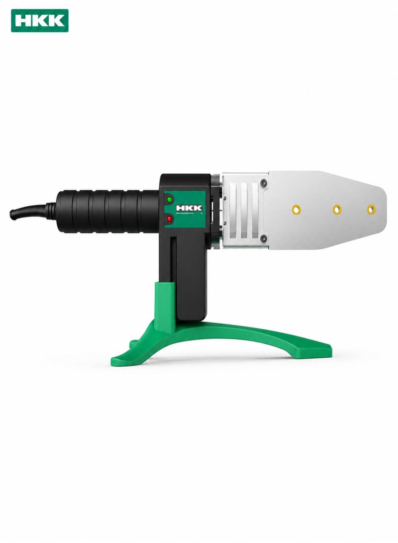HKK Plastic Tube Welding Tool 800W, 20-32mm Pipe Welding Machine, 0-300℃ Temperature, 220V Electric PPR PB PE PEX Pipe Fusion Welder with Single Teflon Coating - Image 5