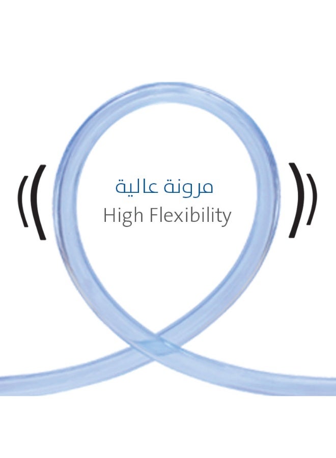 ALAYED PVC Compound Clear Garden Hose, Water Transport Tube, 1/2" Diameter, 25m Length - Image 3