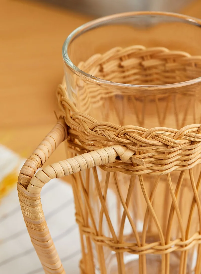 AURORA Rattan Glass Mug