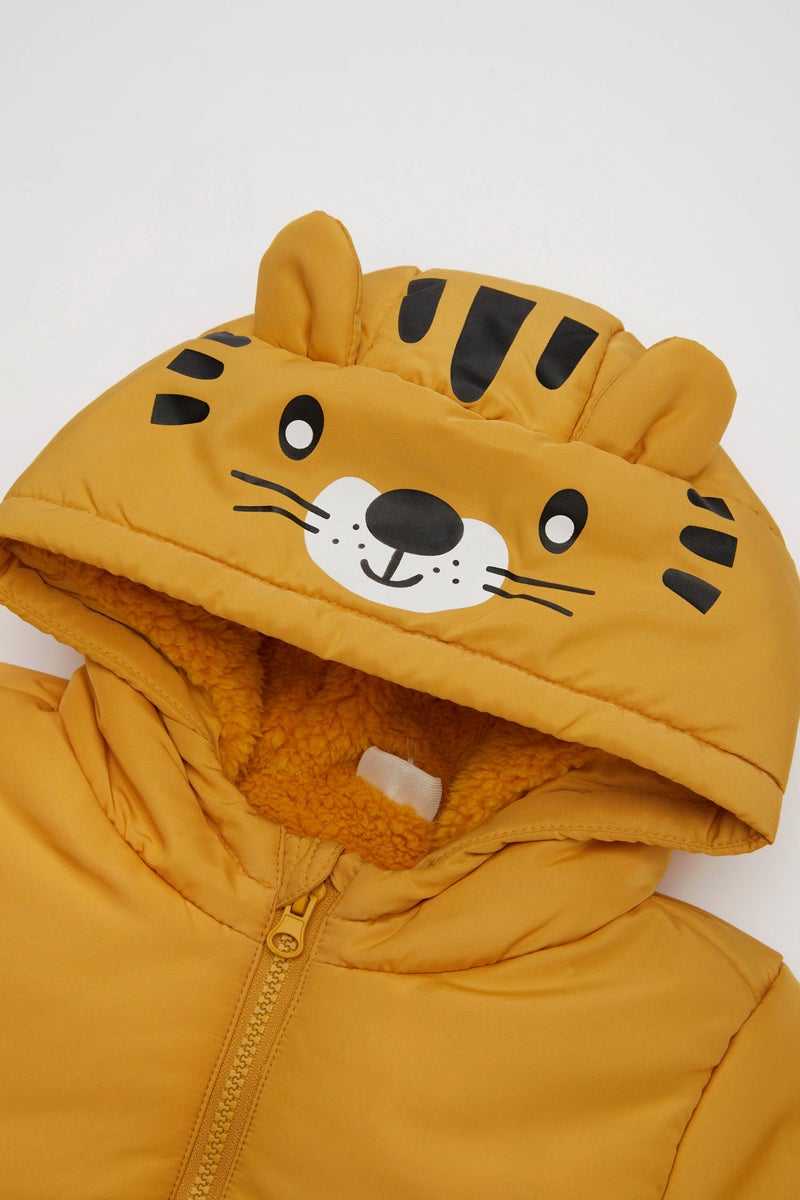 ديفاكتو جاكيت بامب بيبي اولادي بكابيشون وتر بروف وبطانة فروية - Image 5