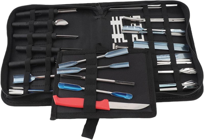 46Pcs Carving Tools Kit, Fruit Vegetable Food Chisel Cutting Knife Set, Portable Case, for Chefs, Caterer, Hobbyists - Image 4