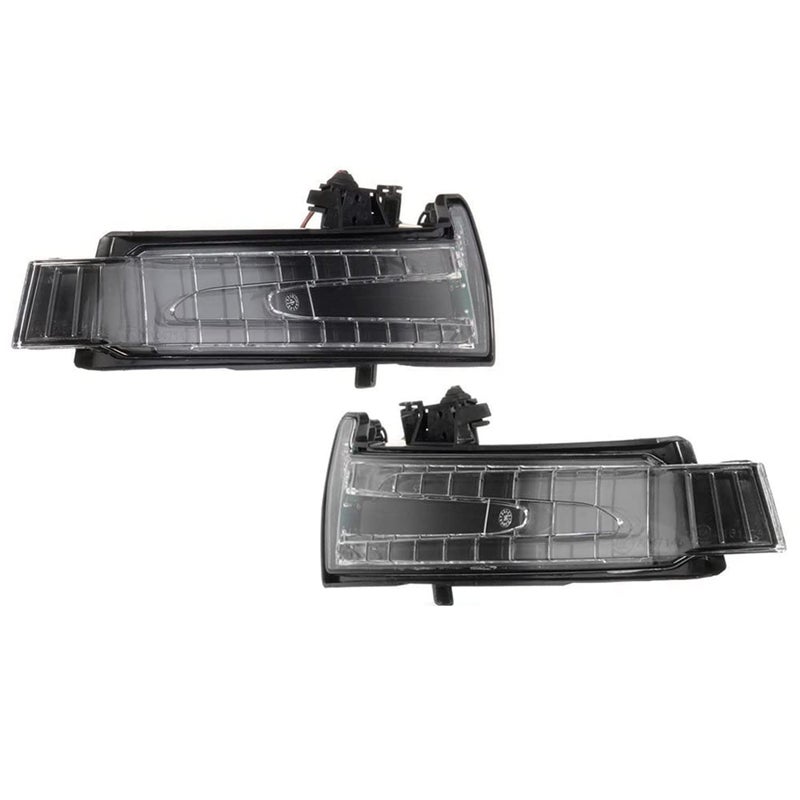 GSRECY Indicator Signal Light Compatible with Mercedes A B C CLA GLA GLK Class W204 W212 W221 W176 W246 X204 W218 LED Side Mirror Marker Turn Signal Lamp Lens Yellow Light Right Left Side
