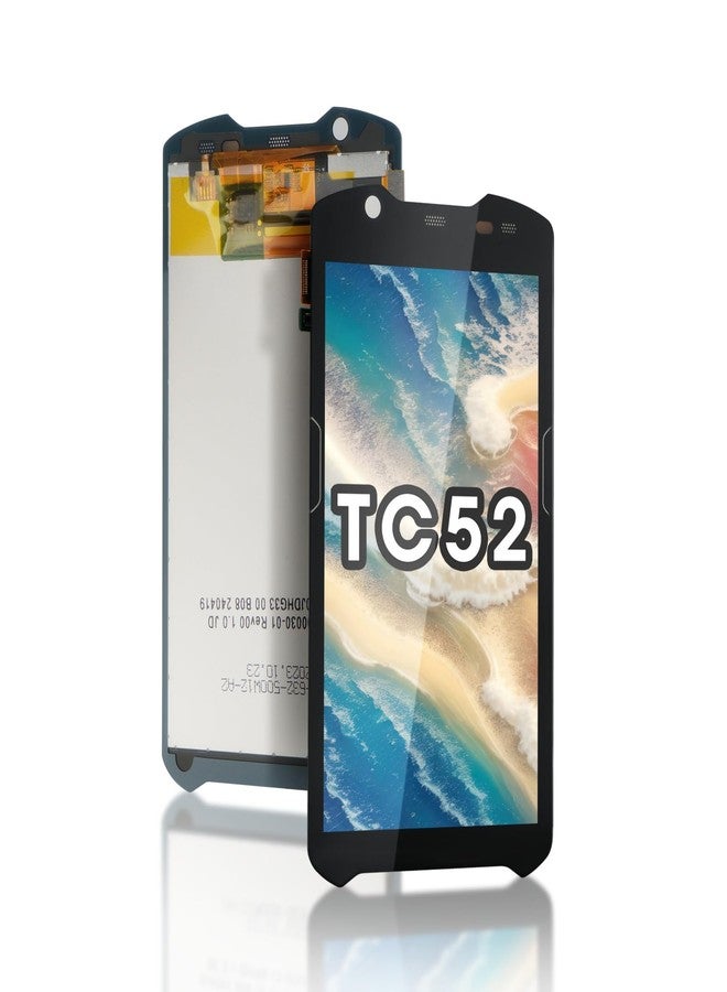 CARPSDZY TC52 LCD Screen with Touch Digitizer for Zebra TC52 TC520K TC57 TC57HO Barcode Scanner Handheld Mobile Computer, High-Resolution Display Replacement - Image 1