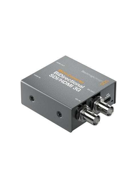 Blackmagic Micro Converter BiDirectional SDI/HDMI 3G with Power Supply – Compact Dual Conversion for SDI and HDMI Signals