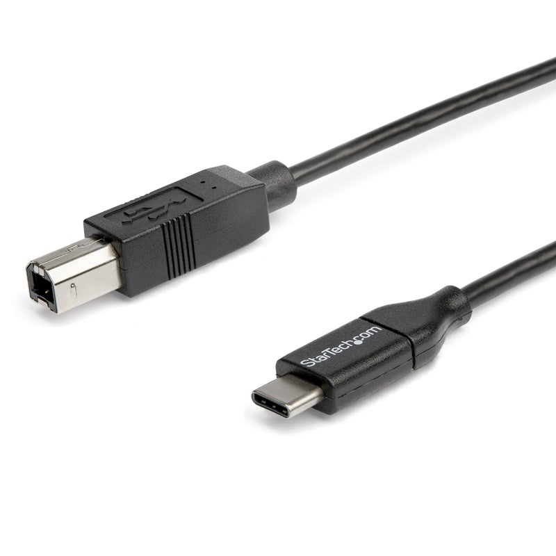 Startech.com Star Tech USB2CB2M 6 ft USBC to USBB Cable USB 20 - Image 2