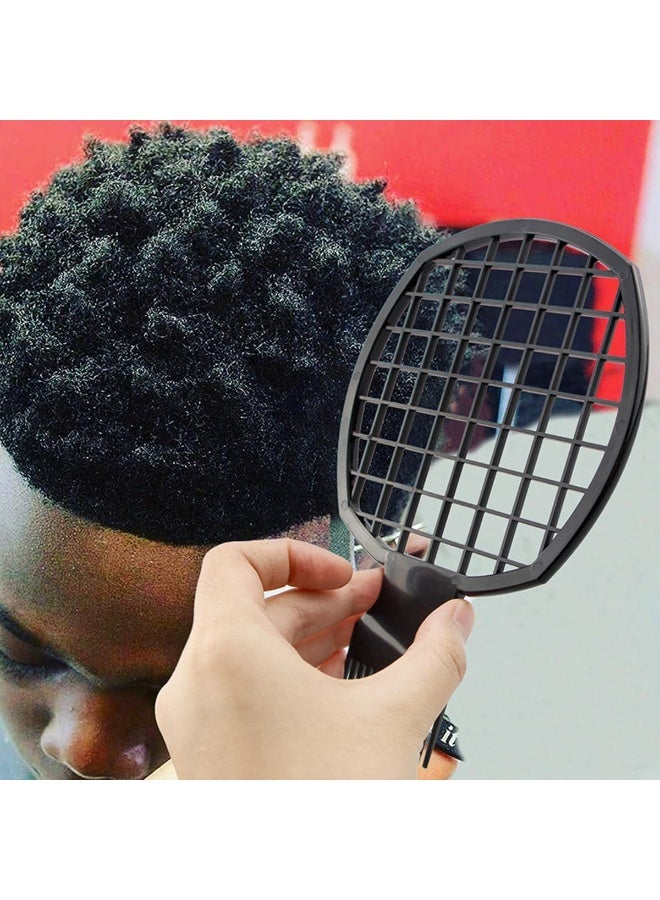 ECVV Twist Combs 2 in 1 Afro Twist Hair Comb for Natural Hair Dreads Curl Hair, Net-Shape Hairdressing Tool Hair Styling Comb for Black Men Curls - Image 3