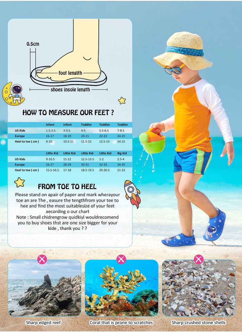 Infant Water Socks Toddler Baby Boys Girls Non-Slip Socks Barefoot Quick-Dry Non-Slip Swim Socks Aqua Water Shoes for Beach Swimming Pool Water Park - pzsku/Z7CB74243E3F51EFA77A5Z/45/_/1691481732/38b73ee7-287b-4224-a1dd-57b21bc2f787